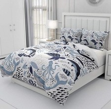 Erosebridal Sea Turtle Bedding Set - Comforter Cover/Duvet, Pillow Case Twin 