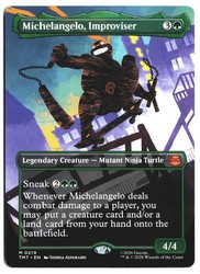 Michelangelo, Improviser - Borderless - Teenage Mutant Ninja Turtles #219/343