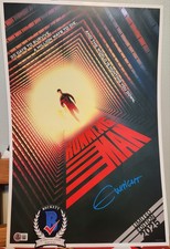 Edgar Wright Signed Autographed The Running Man 12x18 Photo Poster BAS COA