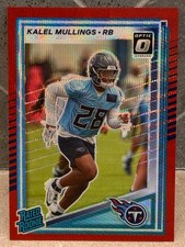 2025 Panini Donruss  Kalel Mullings Rated Rookie Optic Preview Red Wave! #378!