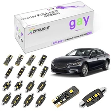 LED Interior Light Kit for Mazda6 2014-2021 Mazda 6 White Light Bulbs Upgrade