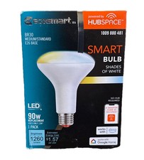 EcoSmart Smart LED Bulb 90W Equivalent BR30 Tunable White Hubspace Alexa Google