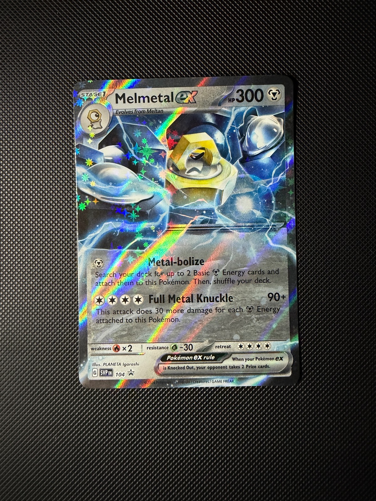 MELMETAL EX 104 PROMO SCARLET & VIOLET POKEMON HOLO NM