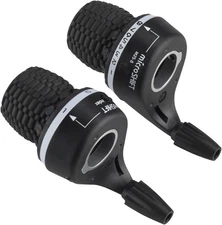 microSHIFT MS25-8 Twist Shifter Set, 8-Speed, Triple, Shimano Compatible