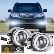 Pair Front Fog Light Lamps with Bulbs LD RH F...