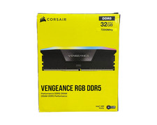 Corsair Vengeance RGB DDR5 32GB 2x16GB 7200MHz CL34 Desktop RAM - NEW SEALED