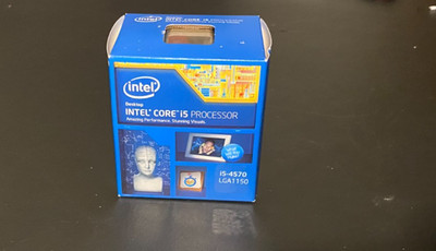 CPU intel core i5, 3.2GHz 6MB Cache, i5-4570, LGA1150, Box Not Open