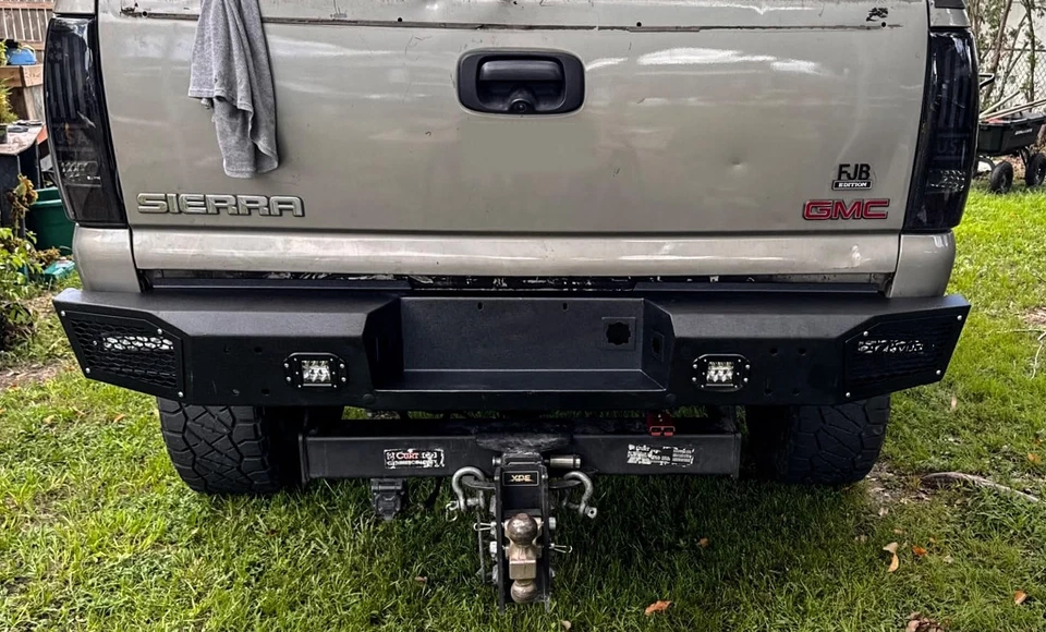 Vijay Fit 1999-2006 GMC Sierra 2500hd/3500 Steel Rear Bumper w/LED Light - Imagem 2 de 4