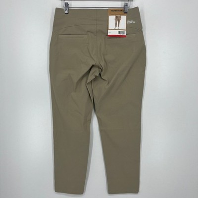 Eddie Bauer Horizon Straight Ankle Pants Tan Women's Size 8 1878526 NEW