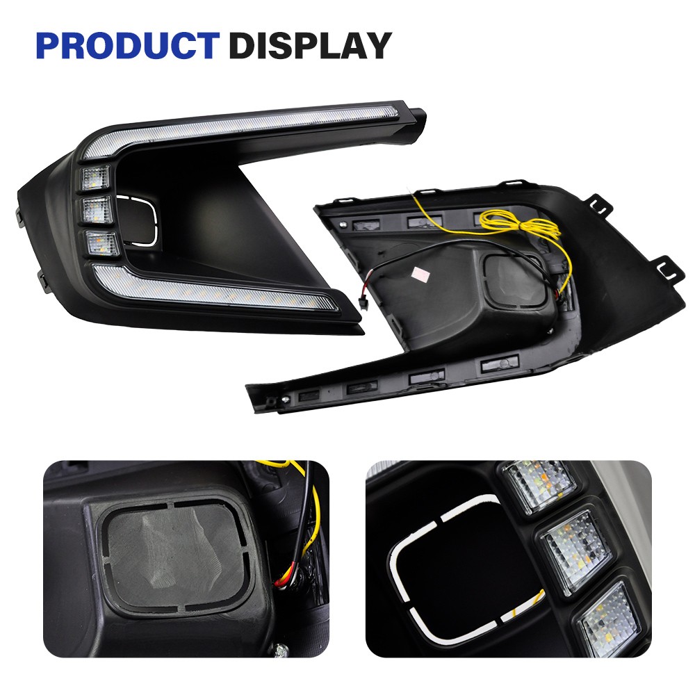 For 2022 2023 2024 Honda Civic Sedan Hatchback Driving LED DRL & Fog Lights Kit