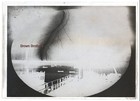 1900-1910s Lightning Strikes Over Harbor Silhouetted Boats Glass Photo Negative — photo 3