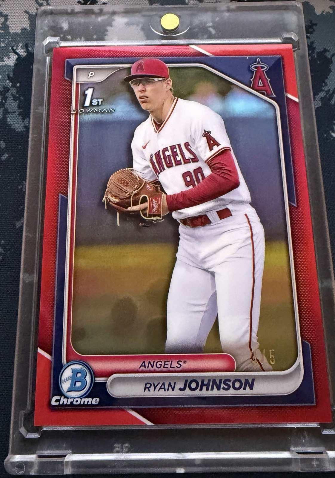 2024 Bowman Draft Ryan Johnson True Red /5 BDC-41