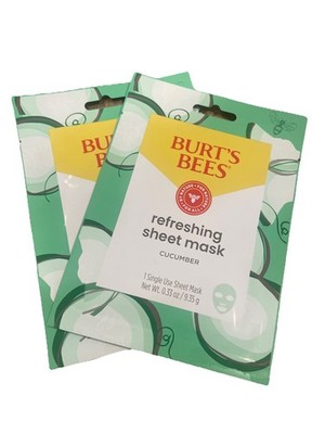 Burt s Bees - Refreshing Sheet Mask - Cucumber Pack of 2 Free Shipping