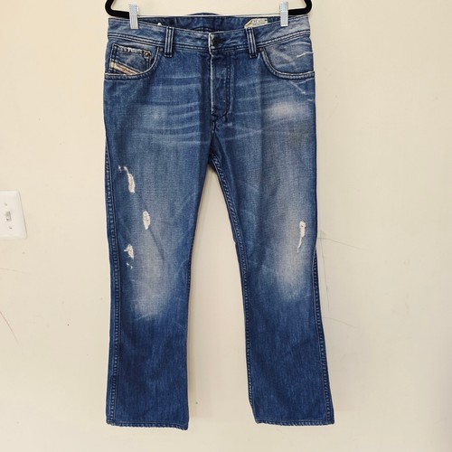 Diesel Herren Jeans ZAF SPECIAL Größe 34 X 34 Made in Italy bestickte Taschen