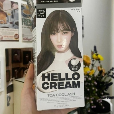 MISEENSCENE Hello Cream Haarfarbe #7CA Cool Ash Persönliche Farbe zum Self...