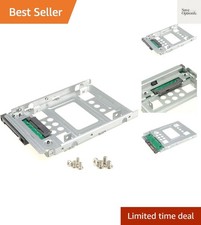 2.5" SSD to 3.5" SATA Hard Disk Drive HDD Adapter Caddy Tray CAGE Hot Swap Plug