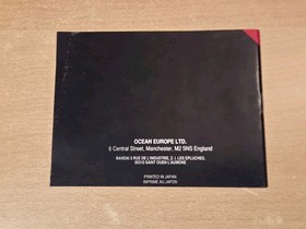 NES Rainbow Islands Manuale di Gioco Istruzioni Libretto FRA