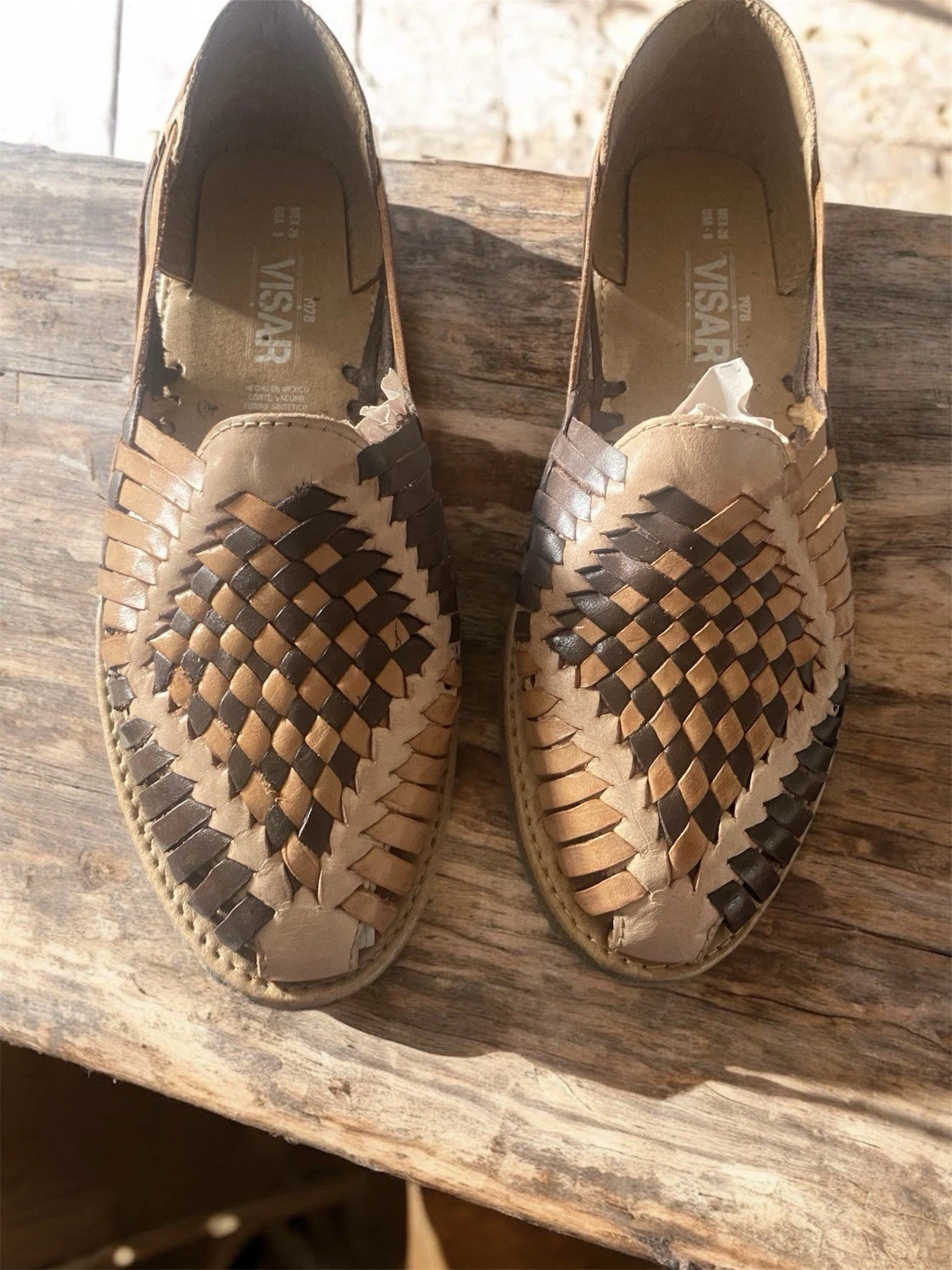 Visar 1978 Woven Leather Slip-on Loafers