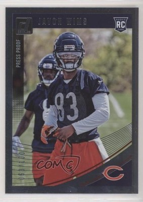 2018 Panini Donruss Press Proof Silver 68/100 Javon Wims #391 Rookie RC 0en
