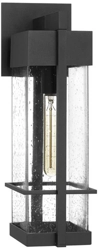 Quoizel Wynn 18 3/4" High Earth Black Outdoor Wall Light - Picture 1 of 4