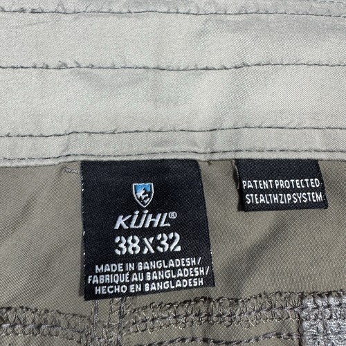 Kuhl Renegade Convertible Stealth Pants Men 38x32 Brown Hiking Outdoor Camping - Picture 4 of 16