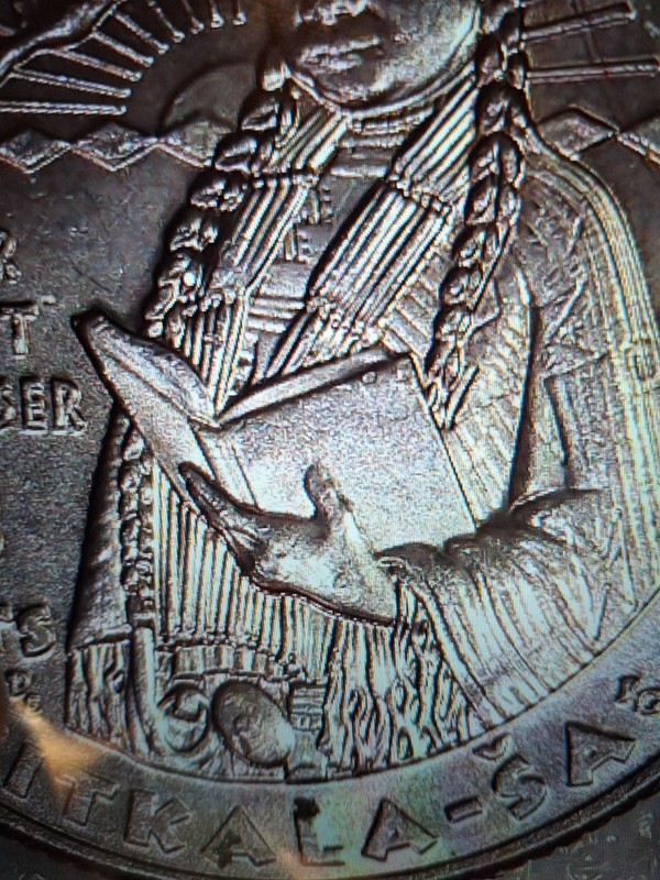for sale or auction is a unique 2024 Zitkala-Sa Quarter from the American Women 