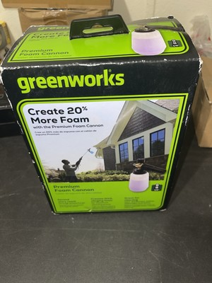 #ad Green Works Foam Cannon For Pressure Washer $19.50