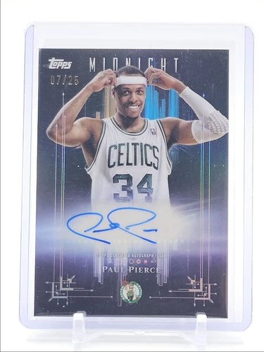 PAUL PIERCE 2025-26 TOPPS MIDNIGHT DARK MARKS MOONRISE AUTO /25 Q3668