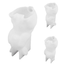 Rabbit Statue Mold Easter Bunny Figure Silicone Casting Mold Plaster Frugal