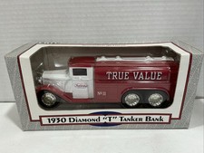Ertl 1930 Diamond "T" Tanker Bank True Value Hardware Made In USA 1:34 Scale
