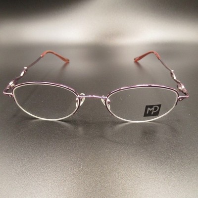 MP Eye Q Andrea Lavender Semi-Rimless Oval Eyeglass Frames 48-19-135