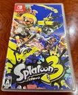Splatoon 3 Nintendo - Switch Game - Japan Version CERO w/Case-Opened