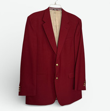 Vintage Jack Nicklaus Blazer Mens 42L Red Tournament Series Golf USA