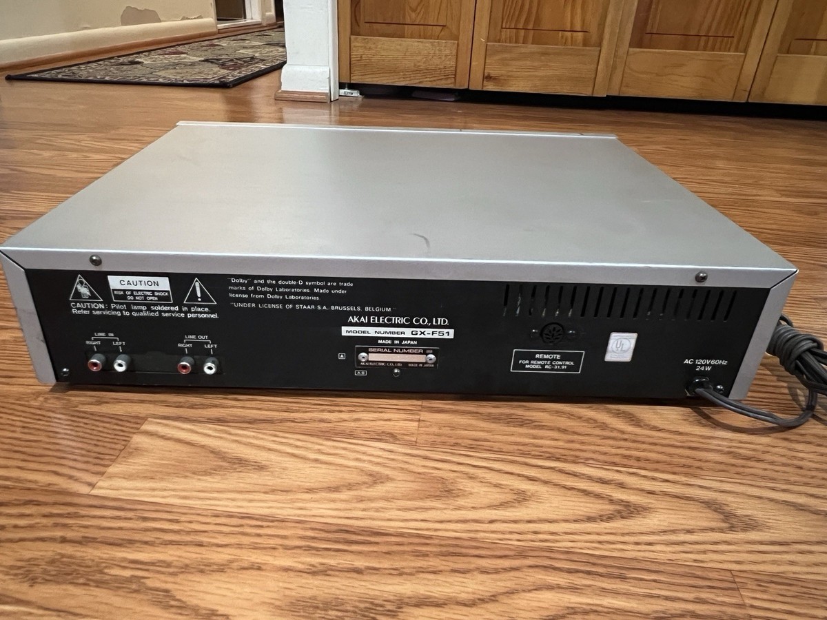 AKAI カセットデッキ　GX-F51 Akai GX-F51 Stereo Cassette Deck - Parts or Repair | eBay