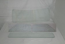Vent Delete Glass 1953-55 Ford Pickup Truck Clear F100 Lh Rh Curved Set Vent Delete Glass 1953-55 Ford Pickup Truck Clear F100 Lh Rh Curved Set