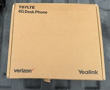 New Oth Yealink T67LTE 4G Desk Phone Black Touchscreen One Talk Verizon Wireless