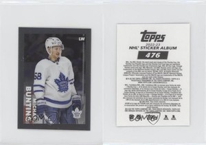 2022-23 Topps Chrome NHL Sticker Collection Michael Bunting #476