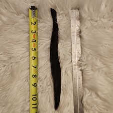 Black Hair Extension Bundle, Straight Texture, 10 in Length, Unisex
