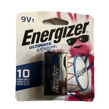 Energizer Ultimate Lithium 9V 10 Years Life 1 Pack