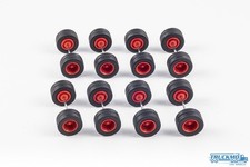 VK Modelle Radsatz zwillingsbereift 11,7mm 8 Achsen Felgen rot 99032