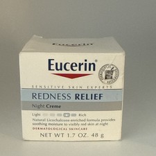 Eucerin Redness Relief Dermatological Skincare Night Creme Night Cream 1.7oz NIB