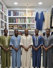 Moroccan Men Kameez Jilbab Jubba Thobe Jalabiya Kandora Djellaba 