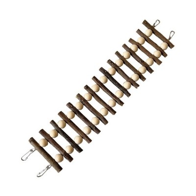 Papageien Vogelkäfig Leiter Spielzeug mit Metallhaken für kleine mittelgroße Papageien O3J46528