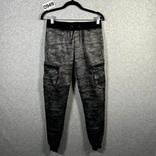 Encrypted Cargo Jogger Pants Boys XL 18 Gray Pockets Camouflage Hiking Outdoor