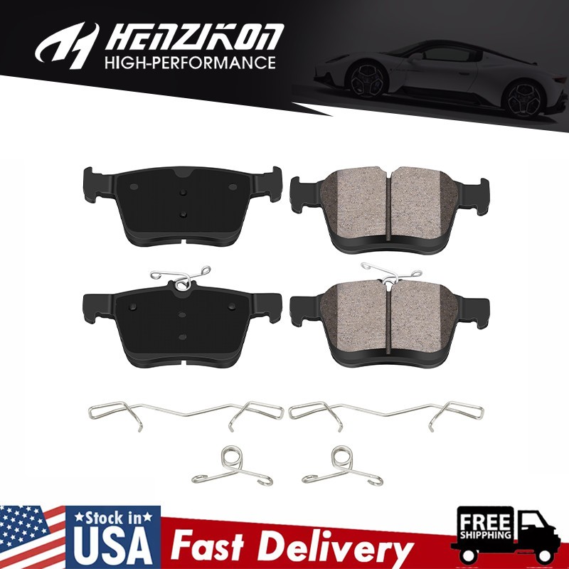 Rear Ceramic Brake Pads for Audi A3 Quattro S3 VW e-Golf Atlas Golf R Jetta US