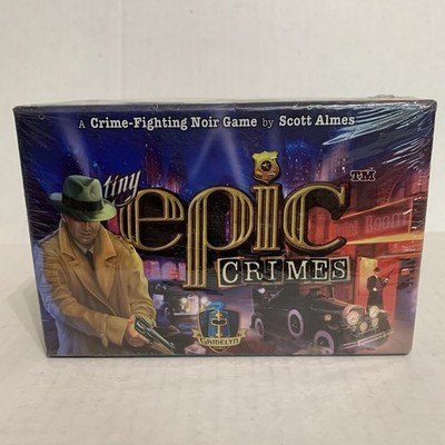 TINY EPIC CRIMES Board Card Game, A Crime Fighting Noir Game by Gamelyn
