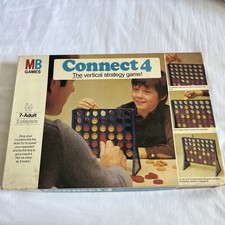 Vintage 1975 Connect 4 Board Game MB Games First Edition - Complete & Boxed