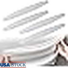 Car Rubber Bumper Guard Strips 4pcs Anti Collision Protectors Universal Fit New
