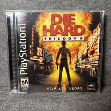 DIE HARD TRILOGY 2-- VIVA LAS VEGAS (Sony, PS1)  COMPLETE  TESTED
