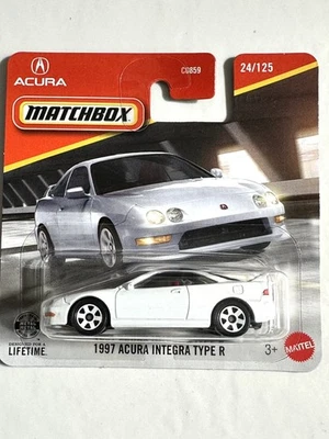 Matchbox 1997 Acura ( Honda) Integra Type R 1/64 Die Cast, White, BNIB - Image 1 of 4